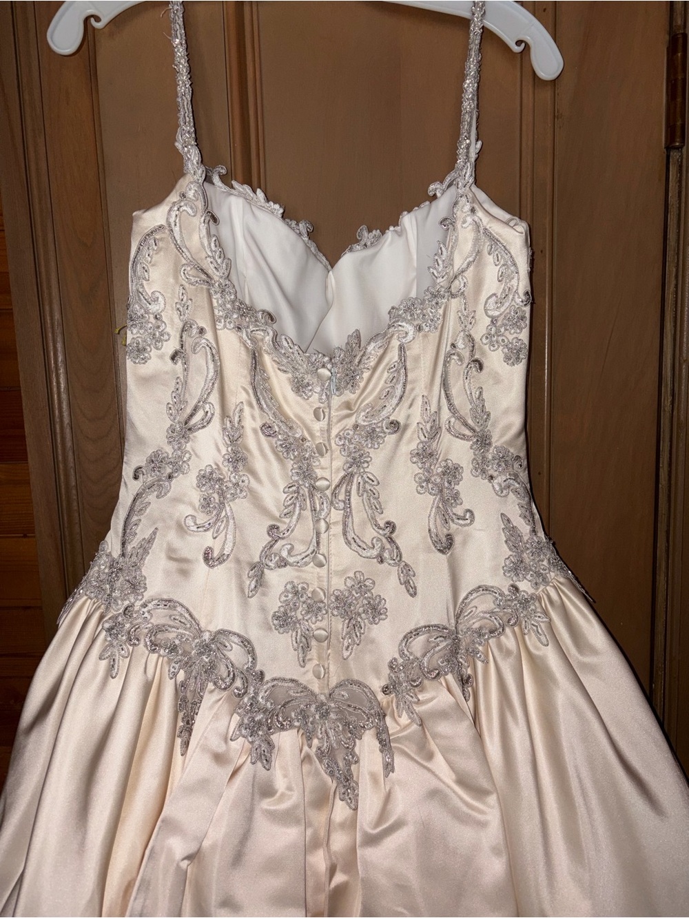 Vintage 2002 Eve of Milady Style 4117 Wedding Gown. Size 12 unaltered - Picture 8 of 14
